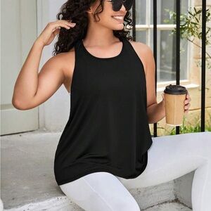 Exercise Black Tank Top
